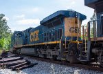 CSX 7017 trails on I026 (Jacksonville to Chicago)